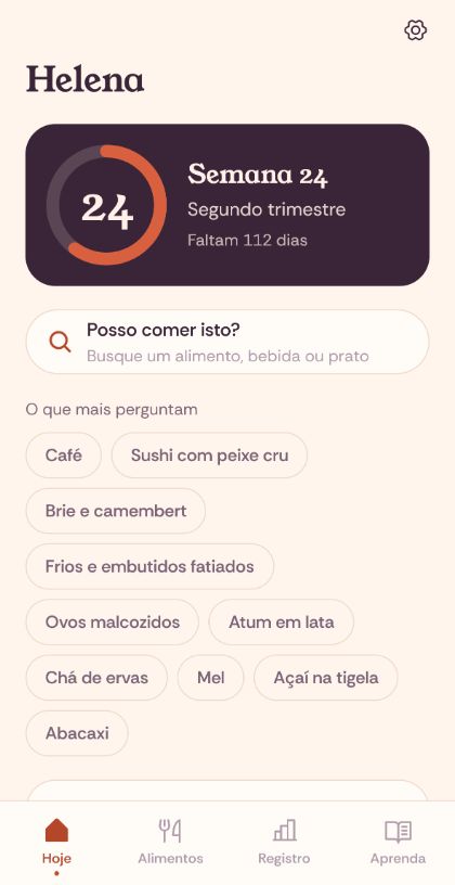 Guia de alimentação na gravidez