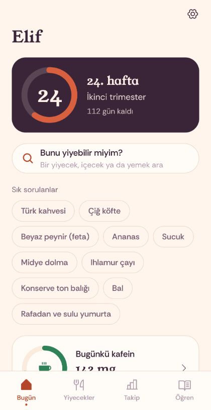Hamilelikte yiyecek rehberi